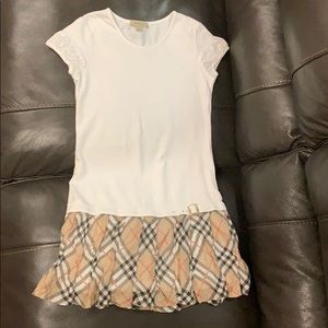 Burberry Nova Check tennis tee dress girls size 10